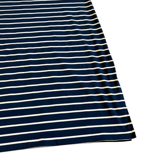 Vineyard Vines Sankaty Navy White Stripe Maxi Dress Stretch Size Small Women's - Picture 10 of 11
